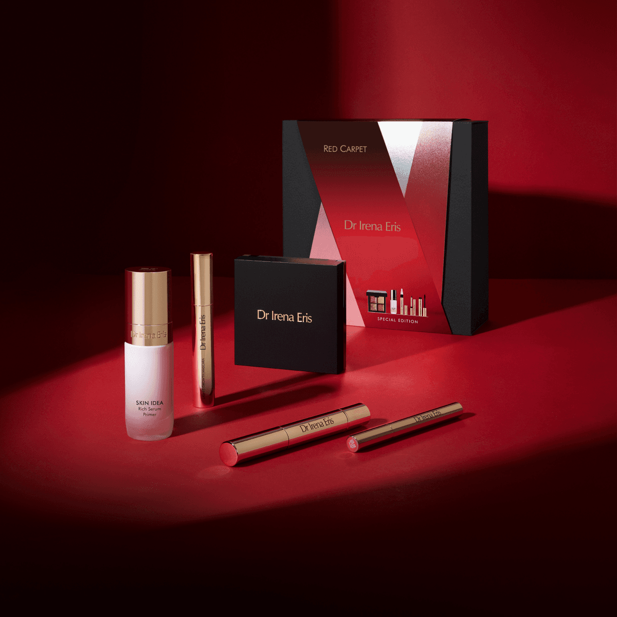 Dr Irena Eris Zestaw RED CARPET SPECIAL EDITION 30 ml + 4 x 5 g + 3,5 g + 9 ml + 0,8 g