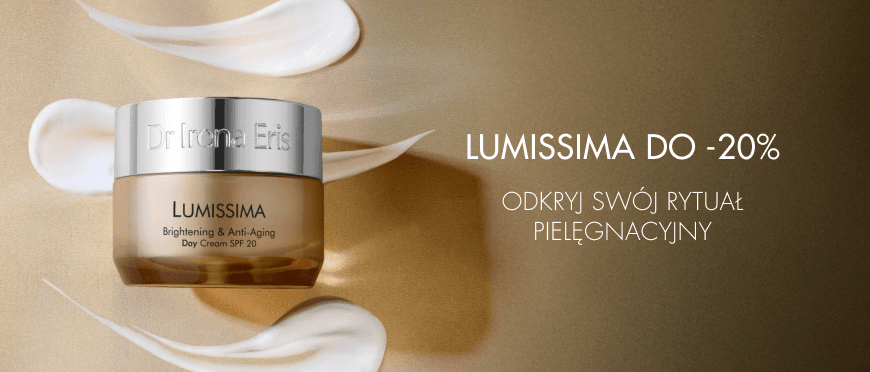 Baner z napisem "Lumissima -20%"