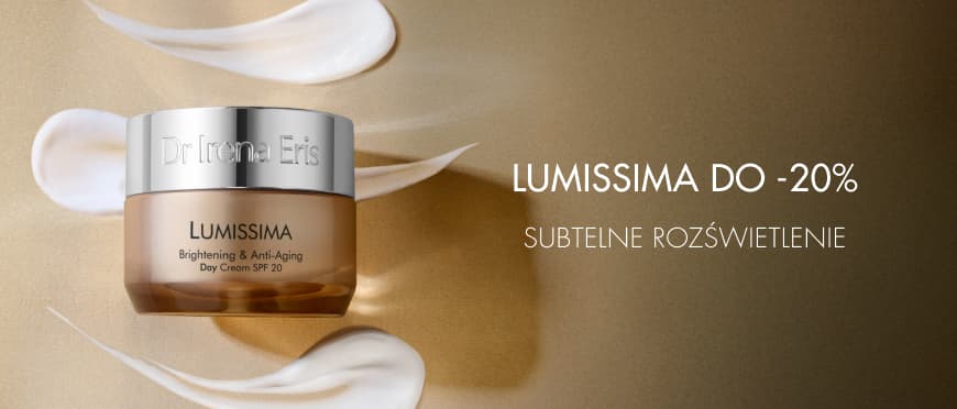 Baner z napisem "Lumissima -20%"
