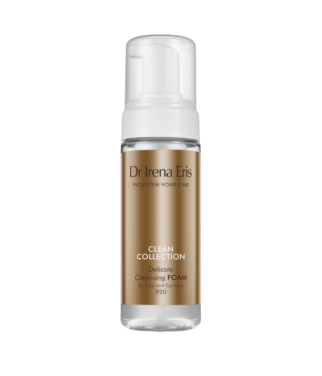Dr Irena Eris CLEAN COLLECTION 920 Delikatna Pianka Oczyszczająca Do Twarzy i Okolic Oczu 150 ml