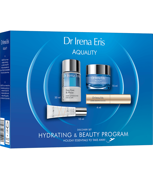 Dr Irena Eris Zestaw AQUALITY 50 ml + 15 ml + 10 ml + 4 ml