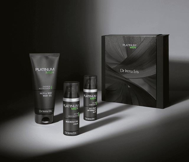 Dr Irena Eris Zestaw PLATINUM MEN 200 ml + 50 ml + 50 ml