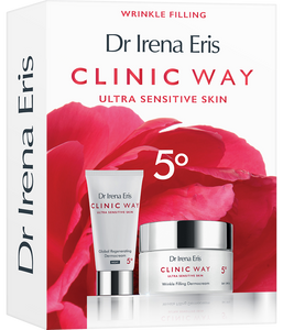 Dr Irena Eris Zestaw CLINIC WAY 5º WYPEŁNIENIE ZMARSZCZEK 50 ml + 25 ml