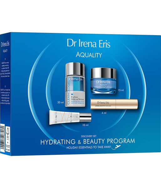 Dr Irena Eris Zestaw AQUALITY 50 ml + 15 ml + 10 ml + 4 ml Dr Irena Eris